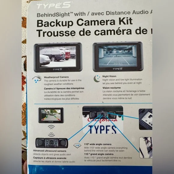 Type S Backup Camera Kit with Integrated Display - Picture 3 of 4